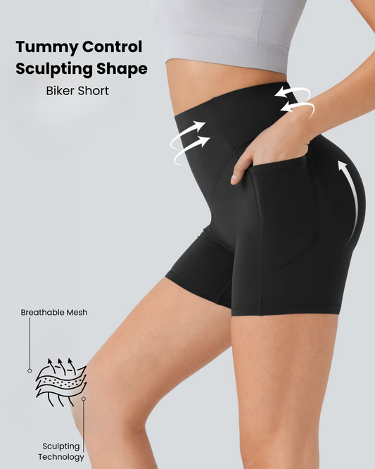 SuperSculpt Biker Shorts